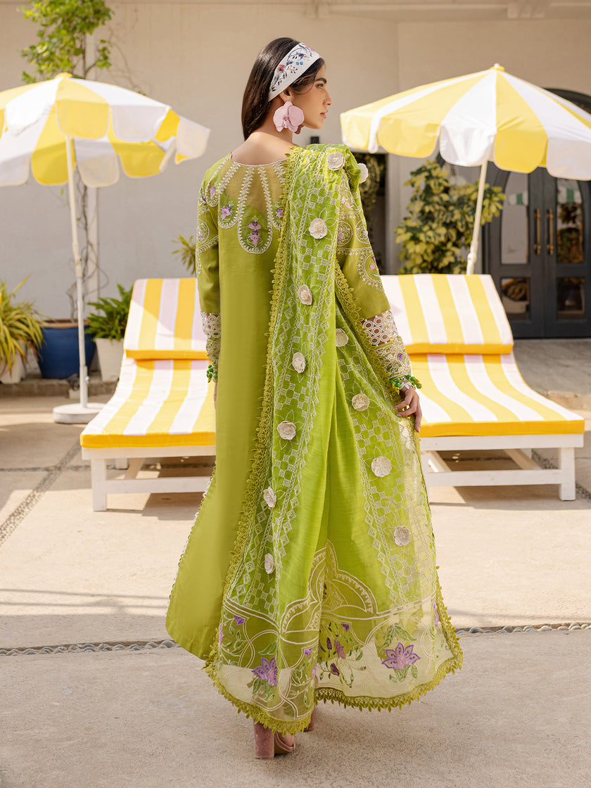 MS-04 | 3 PC Eid Luxury Lawn 25 | Monaco by Parishay