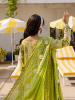 MS-04 | 3 PC Eid Luxury Lawn 25 | Monaco by Parishay