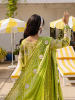 MS-04 | 3 PC Eid Luxury Lawn 25 | Monaco by Parishay