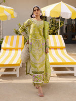 MS-04 | 3 PC Eid Luxury Lawn 25 | Monaco by Parishay