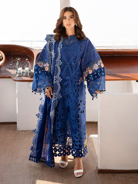MS-06 | 3 PC Eid Luxury Lawn 25 | Monaco by Parishay