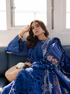 MS-06 | 3 PC Eid Luxury Lawn 25 | Monaco by Parishay