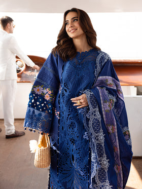 MS-06 | 3 PC Eid Luxury Lawn 25 | Monaco by Parishay