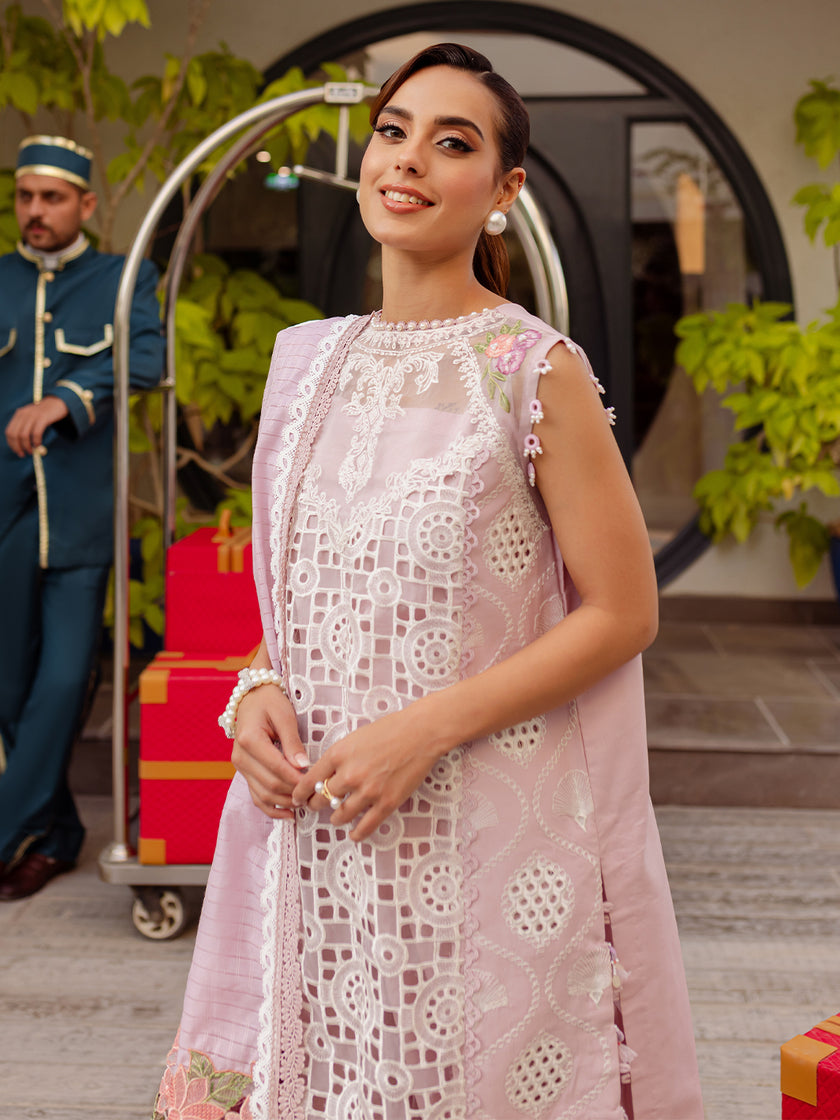MS-07 | 3 PC Eid Luxury Lawn 25 | Monaco by Parishay