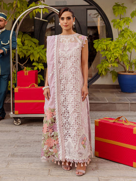 MS-07 | 3 PC Eid Luxury Lawn 25 | Monaco by Parishay