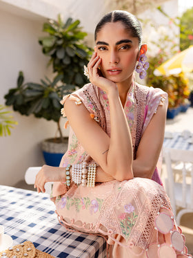 MS-08 | 3 PC Eid Luxury Lawn 25 | Monaco by Parishay