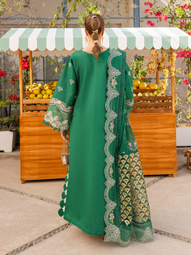 MS-09 | 3 PC Eid Luxury Lawn 25 | Monaco by Parishay
