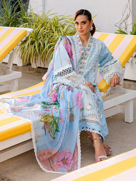 MS-10 | 3 PC Eid Luxury Lawn 25 | Monaco by Parishay