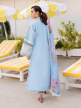 MS-10 | 3 PC Eid Luxury Lawn 25 | Monaco by Parishay