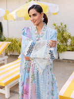 MS-10 | 3 PC Eid Luxury Lawn 25 | Monaco by Parishay