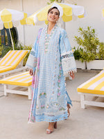 MS-10 | 3 PC Eid Luxury Lawn 25 | Monaco by Parishay