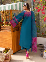 MS-11 | 3 PC Eid Luxury Lawn 25 | Monaco by Parishay