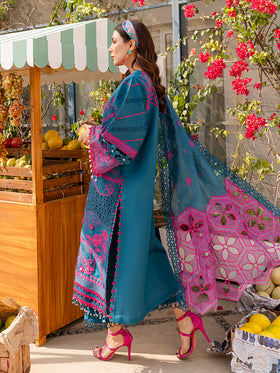 MS-11 | 3 PC Eid Luxury Lawn 25 | Monaco by Parishay