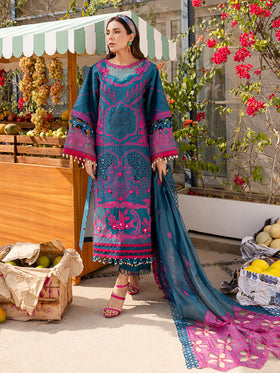 MS-11 | 3 PC Eid Luxury Lawn 25 | Monaco by Parishay