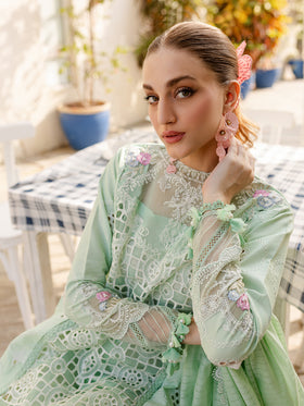 MS-12 | 3 PC Eid Luxury Lawn 25 | Monaco by Parishay