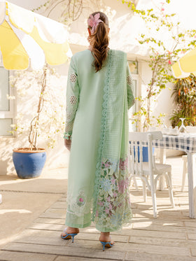 MS-12 | 3 PC Eid Luxury Lawn 25 | Monaco by Parishay