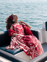 MS-14 | 3 PC Eid Luxury Lawn 25 | Monaco by Parishay