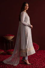 Sahira | Nooresha By Emaan Adeel | Embroidered 3 Piece Chiffon Suit Stitched | Eid 2025