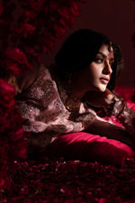 Shaheena | Nooresha By Emaan Adeel | Embroidered 3 Piece Chiffon Suit Stitched | Eid 2025