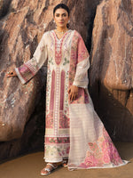 Sirene Luxury Lawn '25 | Magnolia | 3 PC Luxury Lawn
