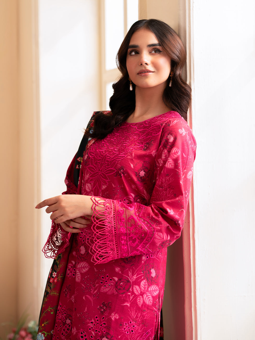 Leila By Mahnur Petunia | 3 PC Khaddar