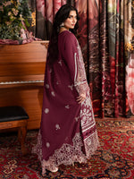 Veronica Luxury Karandi '24 ROSE| 3 PC KARANDI
