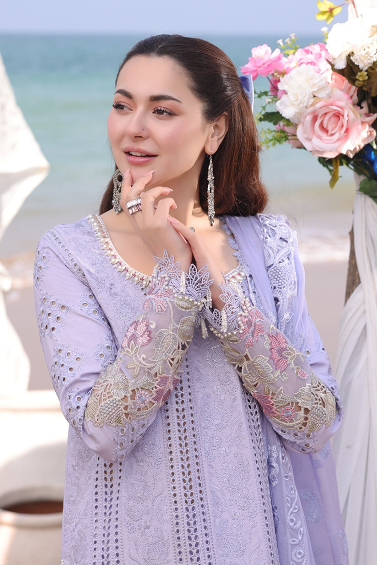 Hania Luxury Lawn'25 | SL 83 Ayzal | IMROZIA PREMIUM | Serene