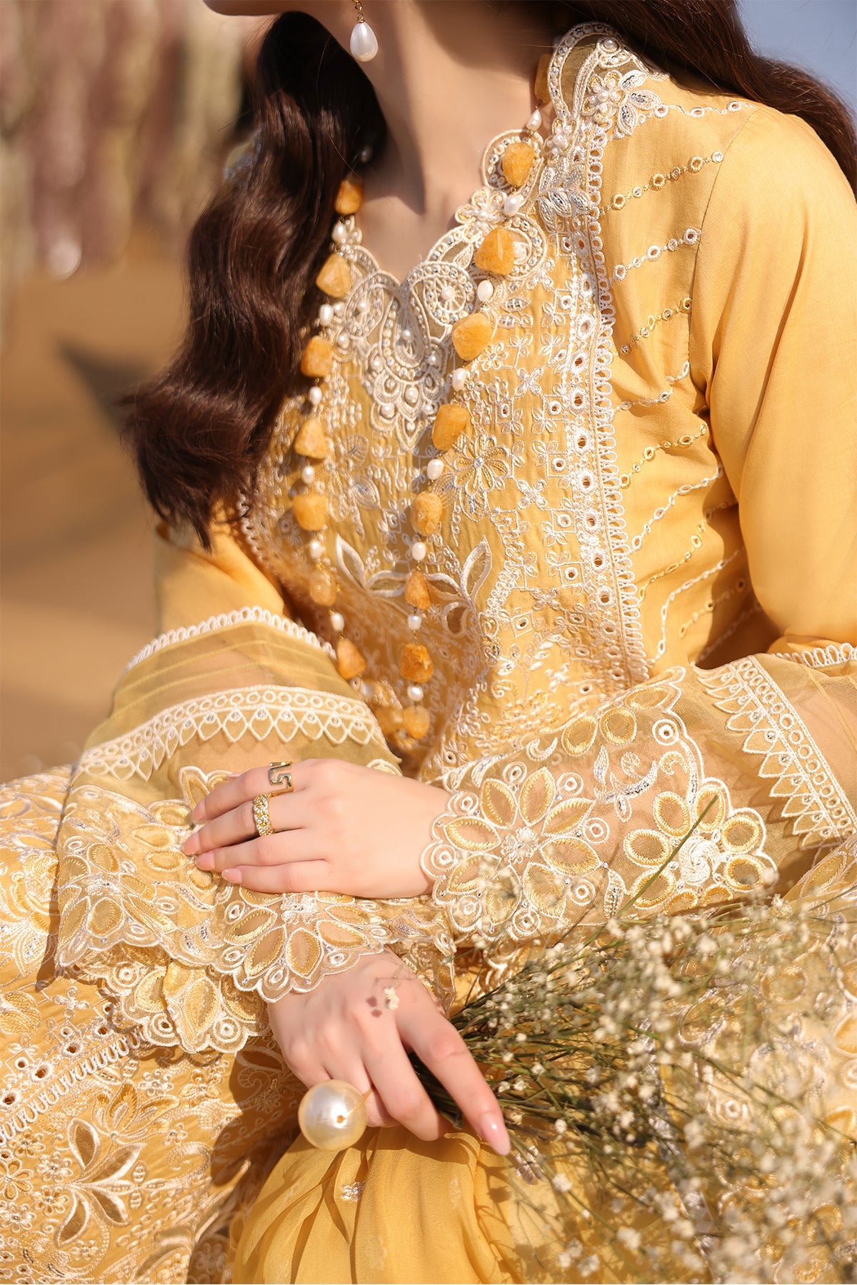 Hania Luxury Lawn'25 | SL 85 Anaya | IMROZIA PREMIUM | Serene