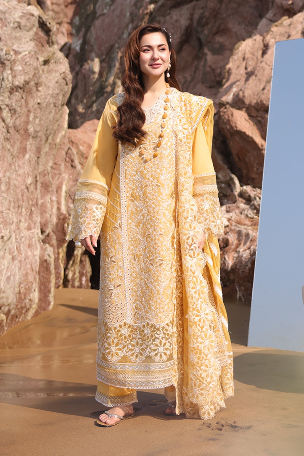 Hania Luxury Lawn'25 | SL 85 Anaya | IMROZIA PREMIUM | Serene