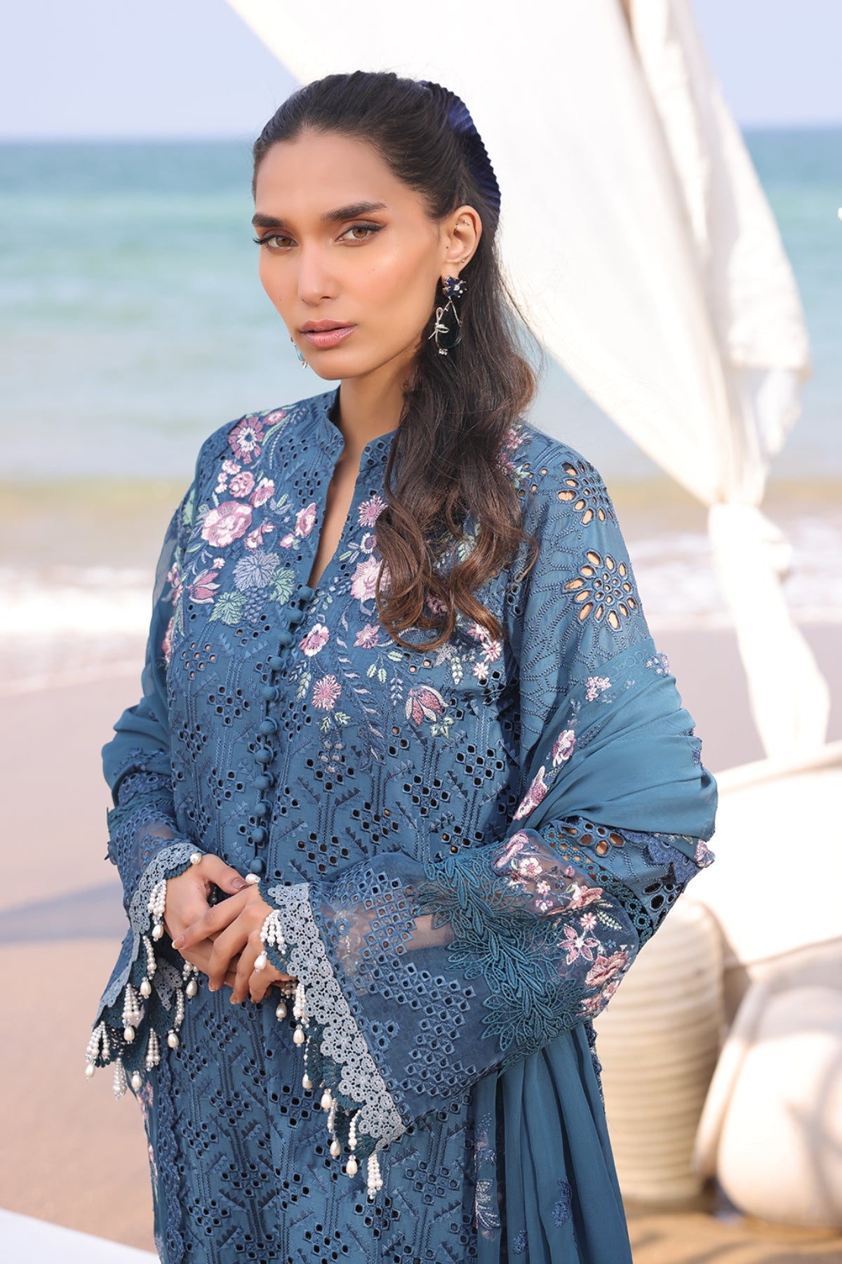 Hania Luxury Lawn'25 | SL 86 Mirha | IMROZIA PREMIUM | Serene