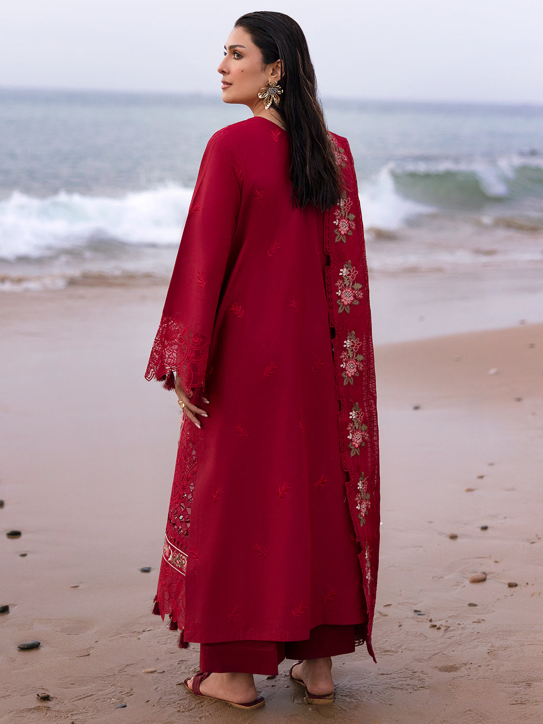 Sirene Luxury Lawn '25 | Scarlett | 3 PC Luxury Lawn
