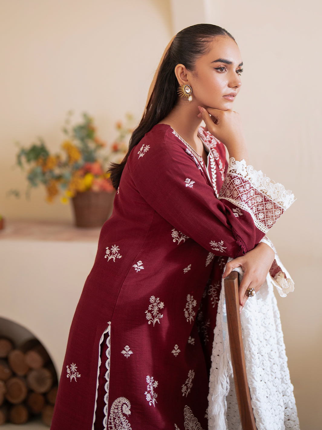 Leila By Mahnur Selene | 3 PC Khaddar