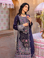 Husn e Jahan Luxury Lawn '25| Serina | 3 PC Luxury Lawn