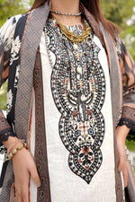 Stitched 3 Piece printed With Embroidered Winter khaddar Bana Dora Collection '24 MS 4055