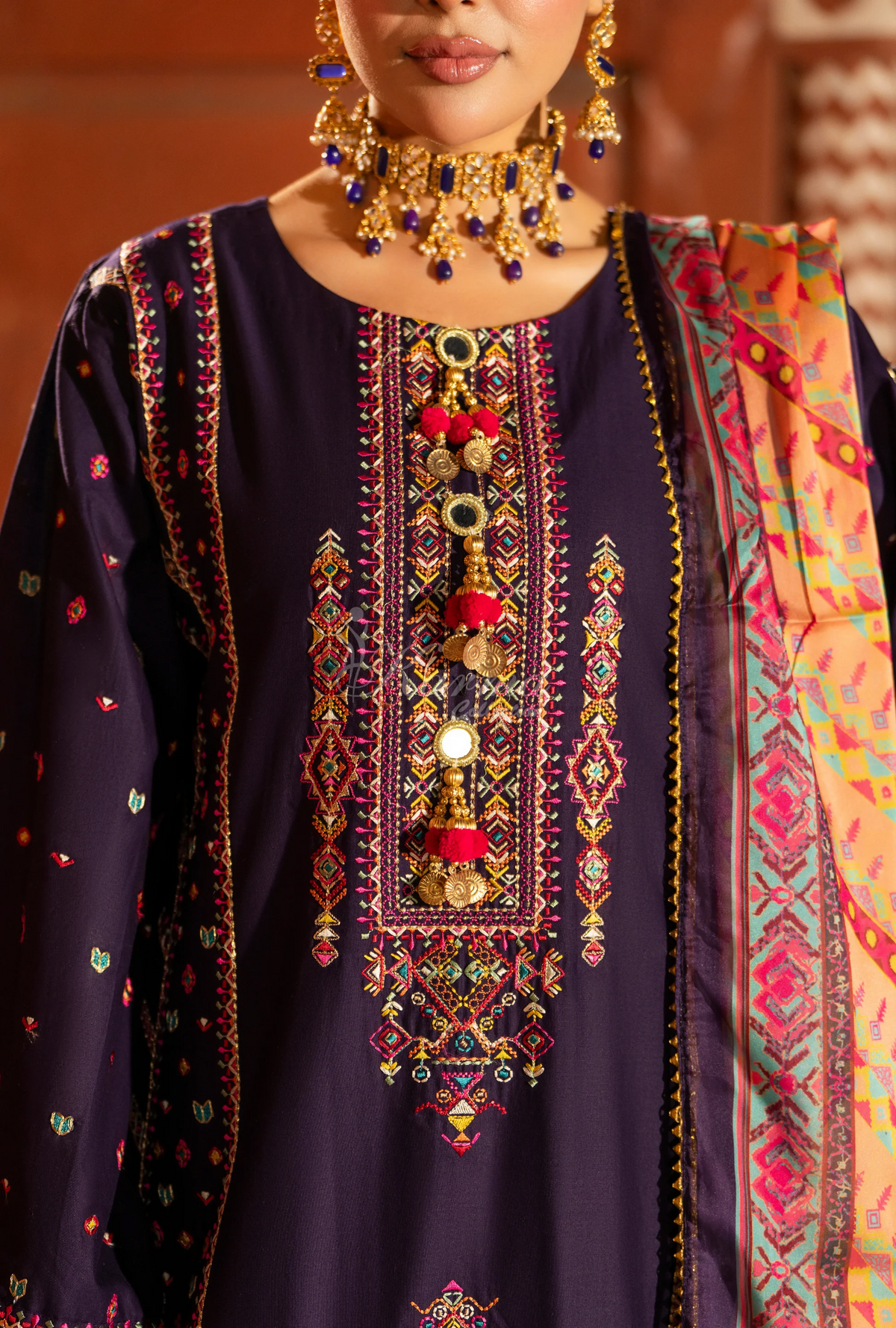 Chaand-Raat BY Karma Collection VIOLEТ KC-1555