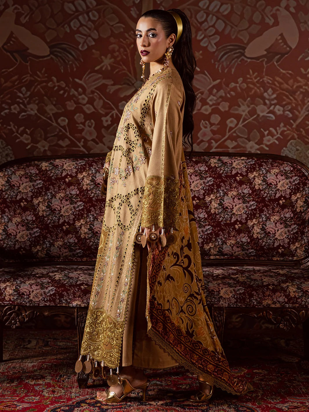 Amelia Luxury Winter '25 CK-006 | 3 PC Kotrai