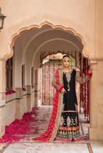 Festive Edit 2026 Karma Collection JAHAN-ARA BLACK COAL F498