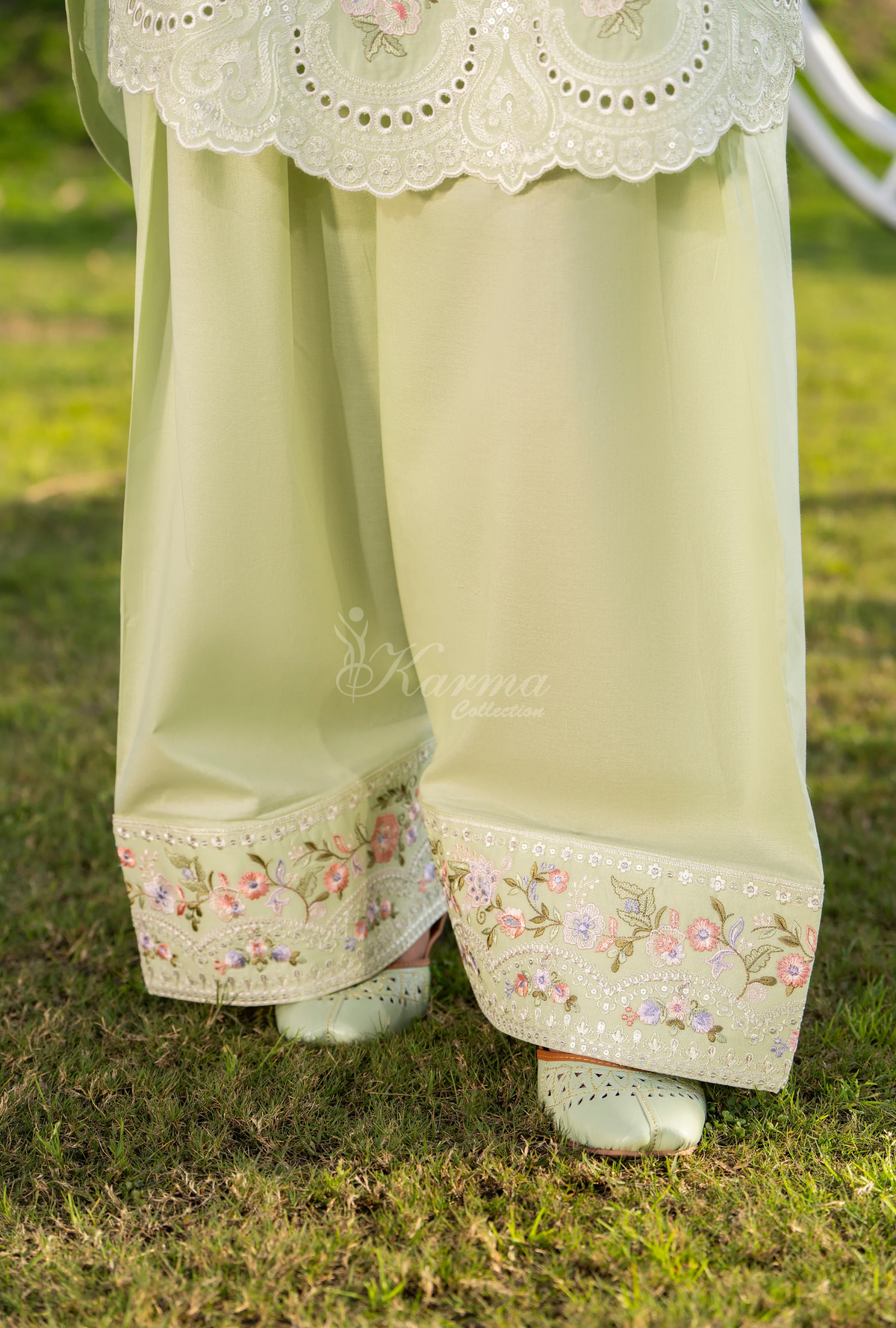 Chaand-Raat BY Karma Collection PALE GREEN KC-1554