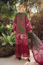 M Prints by Maria B Stitched Lawn 3 Piece Suit D-11 B - Summer Collection