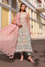 Maria B Stitched Embroidered Luxury Lawn 3 Piece Suit D-2606-A- Eid Collection