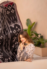 Winter Luxury 3 Piece Embroidered Mishaal Karma CollectionALMOND SKU:KC-1531