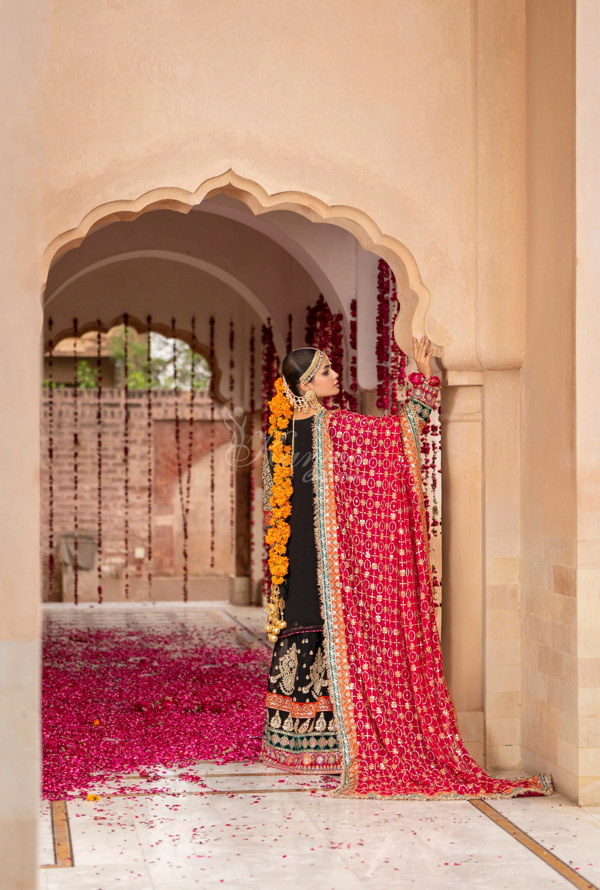 Festive Edit 2026 Karma Collection JAHAN-ARA BLACK COAL F498