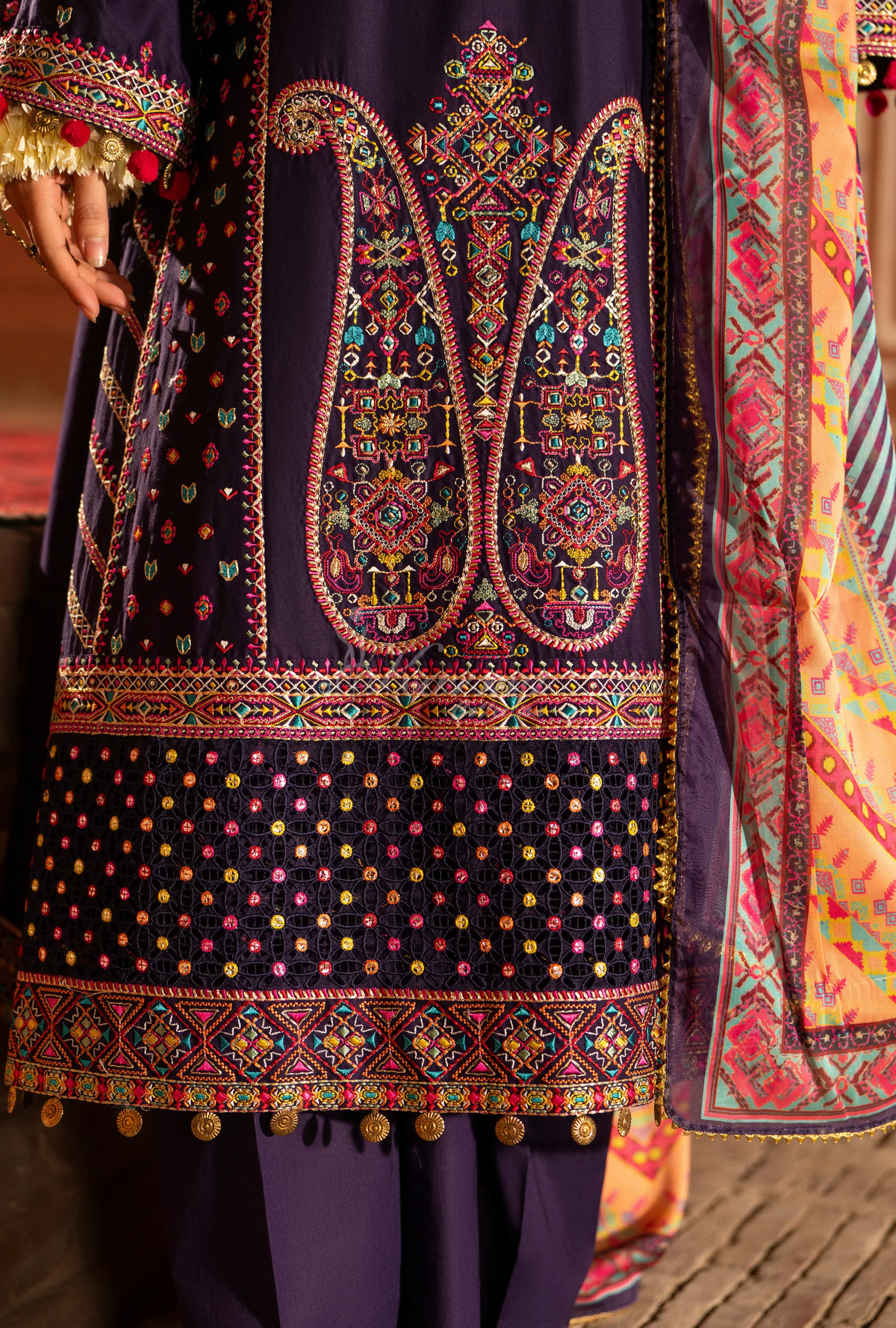 Chaand-Raat BY Karma Collection VIOLEТ KC-1555
