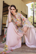 M Prints by Maria B Stitched Lawn 3 Piece Suit D-14 A - Summer Collection
