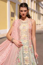 Maria B Stitched Embroidered Luxury Lawn 3 Piece Suit D-2606-A- Eid Collection