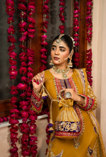 Festive Edit 2026 Karma Collection JAHAN-ARA BLACK TURMERIC F-502