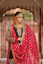 Festive Edit 2026 Karma Collection JAHAN-ARA BLACK COAL F498