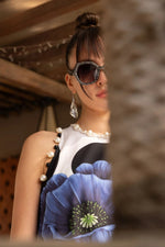 M Prints by Maria B Stitched Lawn 3 Piece Suit D-13 A - Summer Collection