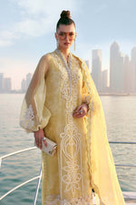 Maria B Stitched Embroidered Luxury Lawn 3 Piece Suit D-2604-A- Eid Collection