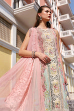 Maria B Stitched Embroidered Luxury Lawn 3 Piece Suit D-2606-A- Eid Collection